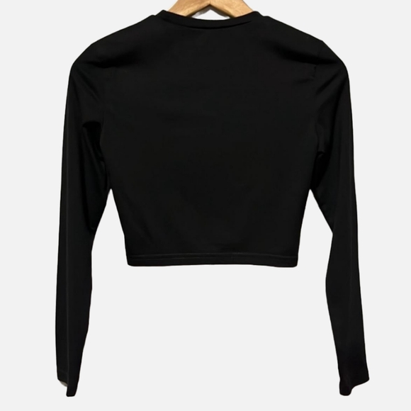 SHEIN Bundle of 2 Black Long Sleeve Crop Tops X-Small - Picture 10 of 13